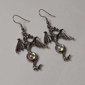Very Awesome JPI 2000 Dragon Dangle Earrings